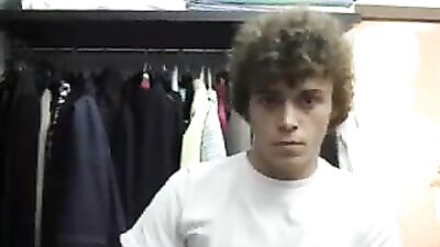 Teenboy shows off his firm Biceps