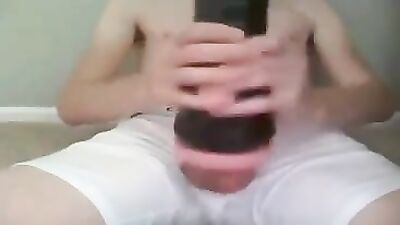 Jacking off in my CKs and playing with my toy boys porn