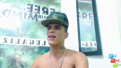 CUTE Smooth Latino CUMS for YOU