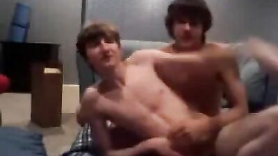 Hot horny twinks in hardcore threesome