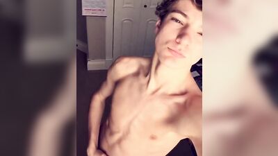 Skinny Blue Eyed Boy Teases
