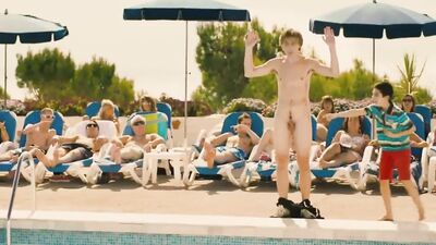 Throwing in the pool as the best punishment