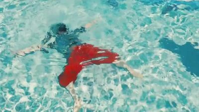 Throwing in the pool as the best punishment