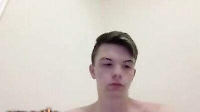 Self facial in bathroom