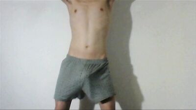 [video 5] sag in grey boxers (censored)