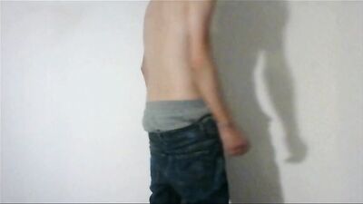 [video 5] sag in grey boxers (censored)