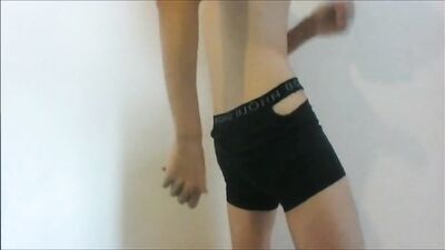 [video 2] Ripping boxershorts (censored)