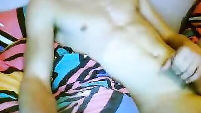 Young and smooth blondinet alone in bed