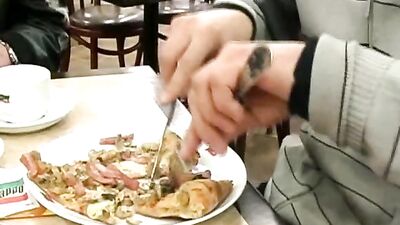 Daddy Seduces His Boy at the Cafe