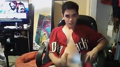 Diamondbacks twink jerks off