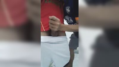 HAND JOB IN THE BOYS ROOM