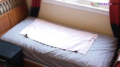 Boy Rides A Dildo and Cums