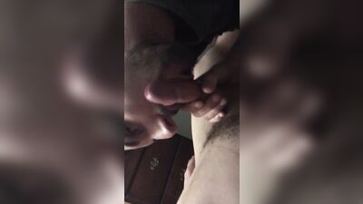 Sucking my mans cock