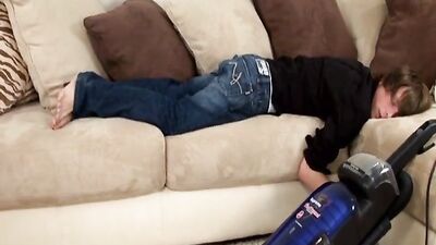 Spanked Twink Raw Fuck: Father and Step Son Bareback Porn