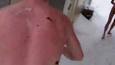 Straight Boys Frolic in Snowy Playground: Naked Encounters in the Cold