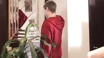 Gay Teen Threesome: Helping Friends Out