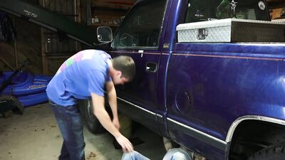 Gay Twink Threesome: Truck Sex Fantasy Fulfilled