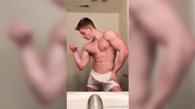 Hunky Twink Exposing Himself - Exciting Gay Porn Video