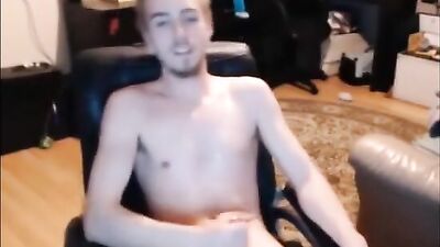 Twink cums 3 times in a row - - more @ Gayboy.ca