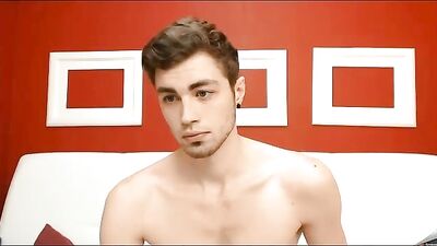 Handsome Model Jerk and Cum