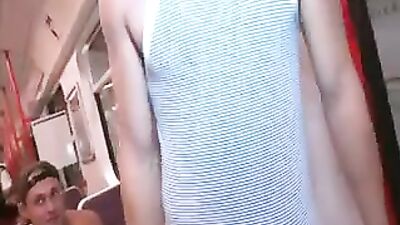 Bareback Twinks on a Subway Train