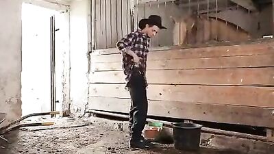 Horny Boys Fuck in Farm