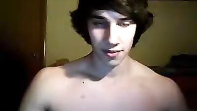 Fit_college_athlete_works_his_shaved_uncut_cock_and_cums