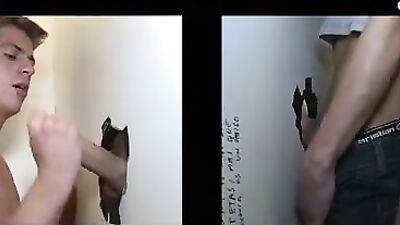 Str8 Boy Gets Gloryhole Switcheroo