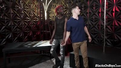 Black and white teens hookup at sex club boys porn