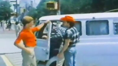 Vintage fuck in the back of a van