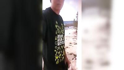Walking the beach and get horny