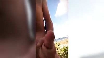Walking the beach and get horny