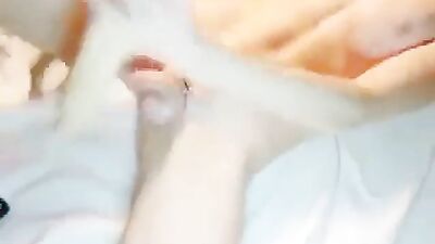 Cute boy and his big dildo