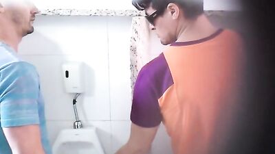 Spying On Action At the Urinal (1)