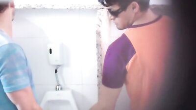 Spying On Action At the Urinal (1)