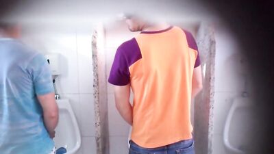 Spying On Action At the Urinal (1)