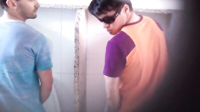 Spying On Action At the Urinal (1)