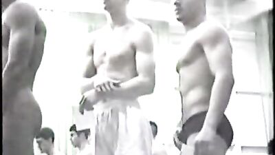 Naked athletes