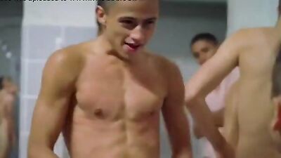 Army shower (movie scene)