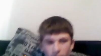 Hung boys porn stroking his massive cock cum