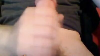 Hung boys porn stroking his massive cock cum