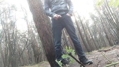 Caught playing with my dick by stranger that is walking by