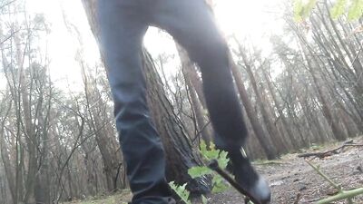 Caught playing with my dick by stranger that is walking by