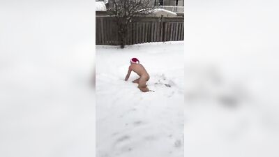 Naked Snow Angel