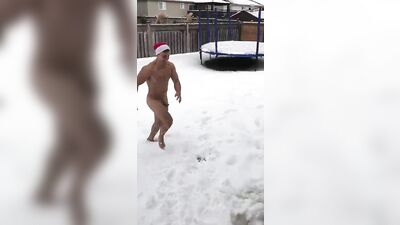 Naked Snow Angel