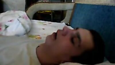 I think he is really sleeping.