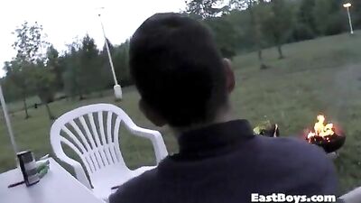 Night Public Handjob