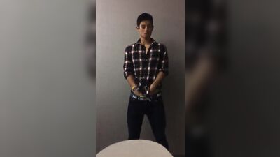 Perfect body twink wank