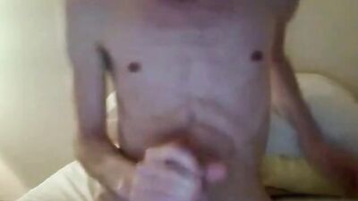 Lean Brit with HUGE cock shoots SEMEN all over