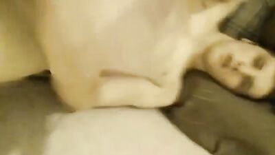 Slutty Boy eats own cum